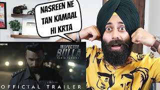 Punjabi REACTION on INSPECTOR BULLA  Official trailer  Rahim Pardesi  PunjabiReel TV [upl. by Nalek]