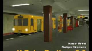 UBahn Berlin v3  TRS2004  Fehrbelliner Platz [upl. by Suneya901]