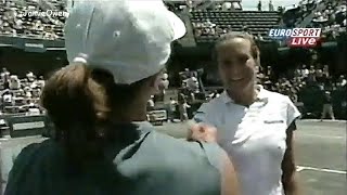 Martina Hingis vs Iva Majoli 2001 Charleston R2 Highlights [upl. by Jephum]