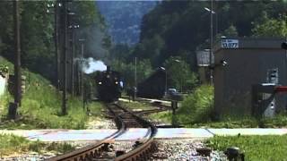 Ybbstalbahn – steam train running towards camera [upl. by Bucella15]