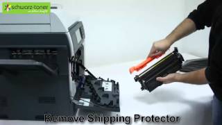 HP Color LaserJet Enterprise CM 4540MFP Cartridge Replacement user guide CE260A64XCF031A32A33 [upl. by Maillil387]