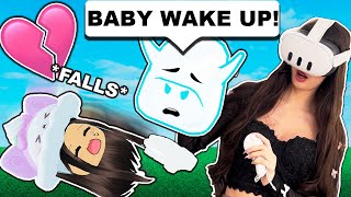 I PASSED Out In Front Of My BOYFRIEND😳 PRANK Roblox Vr hands [upl. by Ahsennod551]