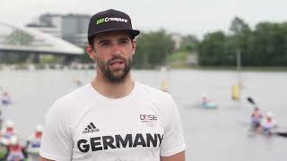 Hannes Aigner Germany Kayak Cross Slalom  Paris 2024 Olympics preparation [upl. by Chamberlain]