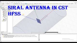 spiral antenna with results in hfss [upl. by Rojas]