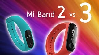 NUEVA Mi BAND 3 vs Mi BAND 2 ¡Las COMPARAMOS [upl. by Elleimac617]