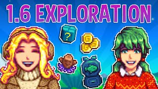 Exploring EVERYTHING in the Stardew Valley 16 Update [upl. by Boehike]