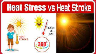 Heat Stress and Heat Stroke 🔥 Heat Stress vs Heat Stroke 🔥 [upl. by Savvas]