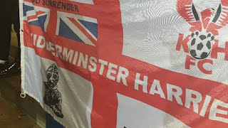 Kidderminster Harriers fans sings there heart out with a great 31 win at home again Blyth Spartans [upl. by Ettesoj]