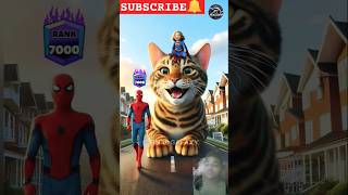 A Cat Surprise  Who is best SpiderMan vs Venom vs Captain America shorts spiderman marvel [upl. by Nodanrb]