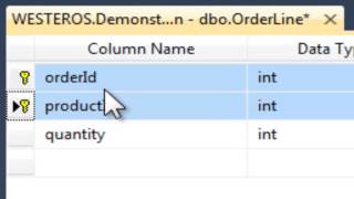 Creating Primary and Foreign Keys in SQL Server 2012 [upl. by Clintock403]