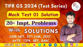 TIFR GS 2024 SolutionMock Test 1PHYSICS GALAXYTIFR GS PHYSICSphysicsgalaxy1537 [upl. by Fullerton794]