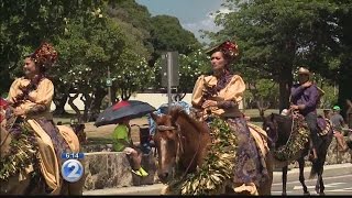 King Kamehameha floral parade celebrates 100th anniversary [upl. by Andert]