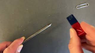 Magnetising an iron nail [upl. by Kimmi]