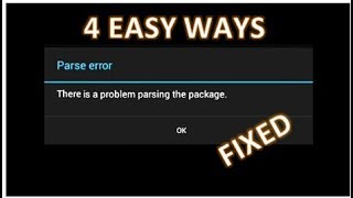 Parse error There is a problem parsing the package 4 Easy ways to fix [upl. by Pitt231]