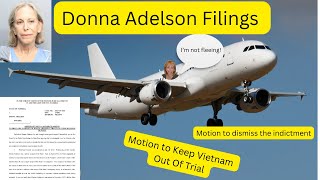 Donna Adelson Motions Motion To Dismiss Indictment amp Motion To Keep Vietnam Trip Out Of Her Trial [upl. by Hamid960]