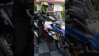 Bmw G310 GS bmwg310gs bmw g310gs motorcycle motovlog gs trending youtubeshorts bikeshorts [upl. by Jacklin]