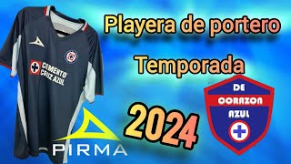 Playera pirma cruz azul 2024 versión portero [upl. by Tnafni]