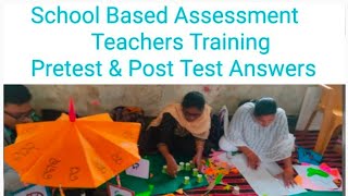 School Based AssessmentSBAQuestions Pretest amp Post Test Answers 2023 [upl. by Ariet24]