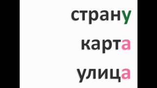 Russian Grammar Accusative Case [upl. by Laehcym]