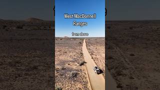 Australian Red Centre from above 🦅 West MacDonnell Ranges 4wdaustralia WestMacRanges [upl. by Obel]