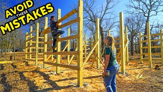 TIPS amp TRICKS Building A POLE BARN DIY Homestead Barn [upl. by Ahtar]