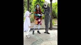 Zero is reunited with Jack and Sally🎃 disney dlp halloween nightmarebeforechristmas disneyland [upl. by Norha]