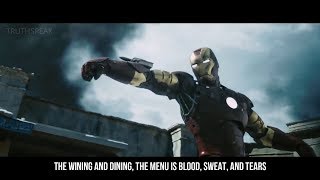 Skillet  Finish Line Lyric Video  Iron Man Tribute [upl. by Entwistle987]