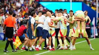 Spain wins Olympics Paris 2024 mens football final [upl. by Sugna908]