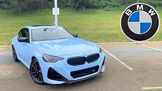 2025 BMW M240i sDrive POV Start Up Test Drive2024 Walkaround and Review [upl. by Parthena]