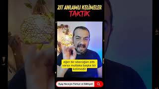 ZIT ANLAMLI KELİMELER TAKTİK [upl. by Alyt705]