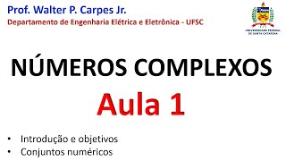 Aula 1 Conjuntos Numéricos [upl. by Inoek]