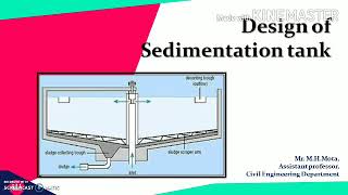 Design of sedimentation tank [upl. by Acyssej]