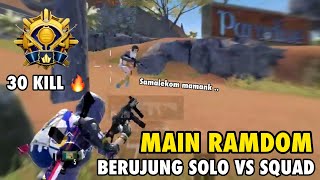 Main Random Berujung Solo Vs Squad Musuhnya Jago Jago 😱 PUBG MOBILE [upl. by Tcideneb]