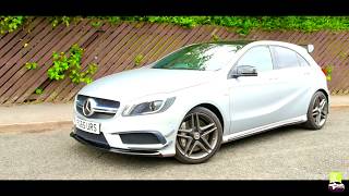 Mercedes Benz A45 AMG Review 2016  LeaseLowdown [upl. by Rochella920]