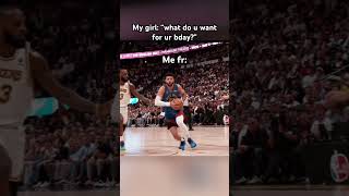 Decent ball knowledge nba relatable basketball jamalmurray [upl. by Eelame]