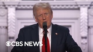 Trump delivers 2024 Republican National Convention speech [upl. by Kcod]