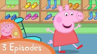 Peppa Pig  Shopping and new things 3 episodes [upl. by Alisan]