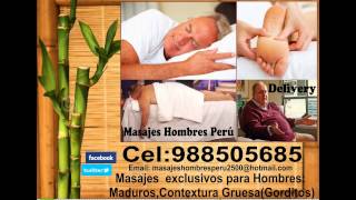 Masajes Relajantes para Hombres DeliveryCel988505685 [upl. by Vail506]