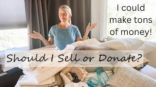 7 What to Do When You Declutter  Selling vs Donating [upl. by Ing]