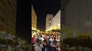 تظاهرة في مدينة طنجة المغربية تنديداً باغتيال القائد هنية [upl. by Theodore583]