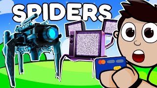 ¡Compré TODAS las SPIDER de Toilet Tower Defense Roblox [upl. by Nylatsirhc]