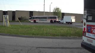 TTC Special Nova RTS 7218 being pushed out of Humberline Loop [upl. by Nnylimaj335]