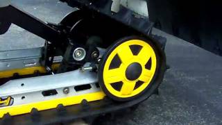 Skidoo SC4 Suspension In A SC3 snowmobile [upl. by Nnylkcaj360]