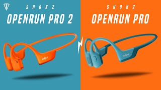 Shokz OpenRun Pro 2 VS Shokz OpenRun Pro [upl. by Nosna]