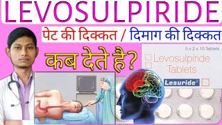 पेट की परेशानी और चिंता तनाव की दवा  levosulpiride tablets  lesuride 25 mg tablet uses [upl. by Anifled]