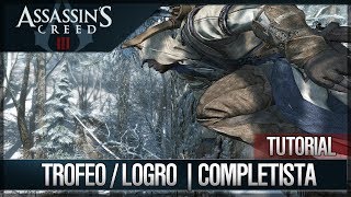 Assassins Creed 3  Cómo Completar el 100 del juego  Trofeo  Logro COMPLETISTA [upl. by Innej]