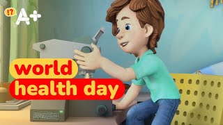 World health day 🏥🍏 [upl. by Eniamaj]