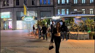 STOCKHOLM NIGHTLIFE SUMMER 2024SWEDISH GIRLS AFTER MIDNIGHT 4K HDR [upl. by Rosecan]