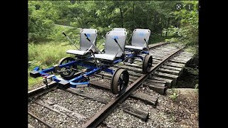 American Rail Bike in Stewartstown PA My experience amp review [upl. by Hilario759]