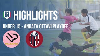 Highlights PalermoBologna U15 AB andata ottavi playoff stagione 202324 [upl. by Liew442]